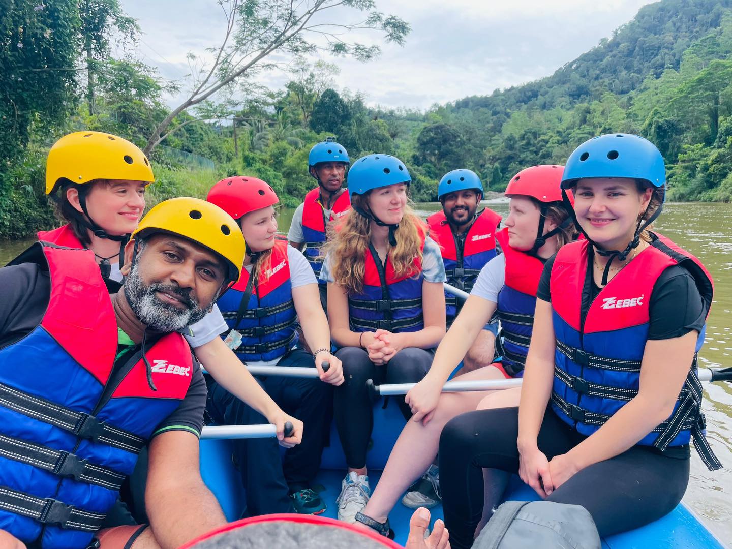 Water Rafting in Gin River